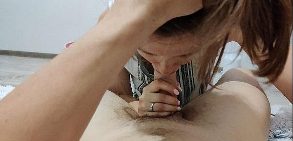  blowjob from my pregnant wife